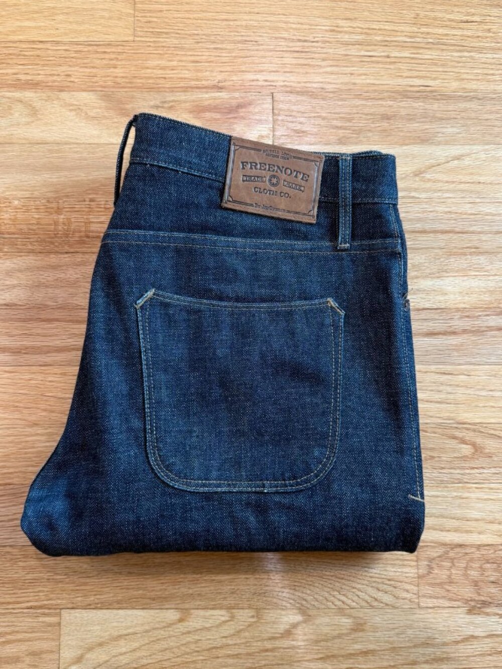 Freenote Cloth Avila Slim Taper 14.50z Kaihara Selvedge Raw Denim 34/32 - Picture 8 of 12